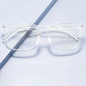 Brand new transparent framed glasses
